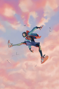 Miles Morales Ascends (1080x2280) Resolution Wallpaper