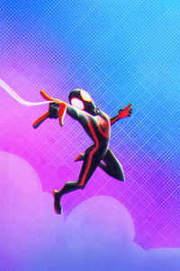 Miles Morales Electrified (480x854) Resolution Wallpaper