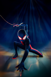 Miles Morales Heroic Saga (1080x2400) Resolution Wallpaper