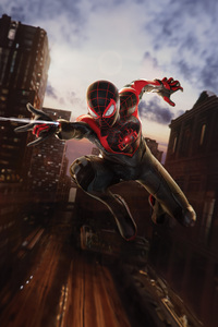 640x1136 Miles Morales In Marvels Spider Man 2