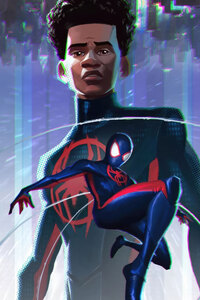 Miles Morales In SpiderMan Across The Spiderverse 2023