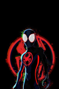 Miles Morales Into The Spider Verse (480x854) Resolution Wallpaper