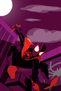 Miles Morales Spider Man 5k (1080x2280) Resolution Wallpaper