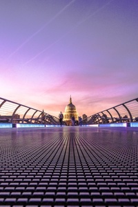 Millennium Bridge London 5k (1080x1920) Resolution Wallpaper