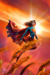 Milly Alcock Supergirl (1080x1920) Resolution Wallpaper