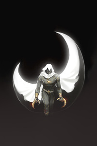 Mirrored Marvel Of Moon Knight (640x960) Resolution Wallpaper