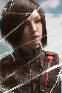 Mirrors Edge Catalyst Cosplay Faith Connors Girl (320x480) Resolution Wallpaper