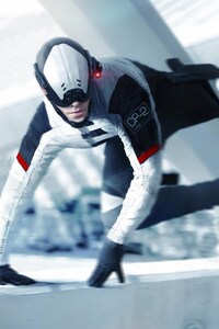 Mirrors Edge Game Police (2160x3840) Resolution Wallpaper