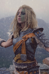 Mjoll The Lioness From Skyrim (480x800) Resolution Wallpaper