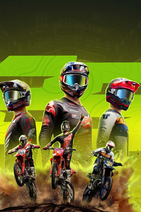 Monster Energy Supercross 25 The Official Video Game (480x854) Resolution Wallpaper