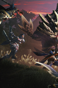 Monster Hunter Rise (1080x2400) Resolution Wallpaper