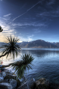 Montreux Lake Switzerland 4k