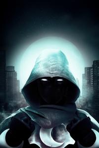 Moon Knight Justice From The Shadow (1125x2436) Resolution Wallpaper