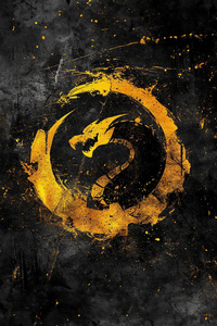 Mortal Kombat Brutal Symbol (2160x3840) Resolution Wallpaper