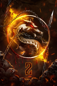 480x854 Mortal Kombat Fire