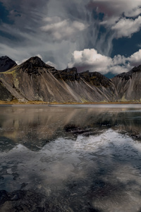 Mountains Sky Reflection Lake (800x1280) Resolution Wallpaper