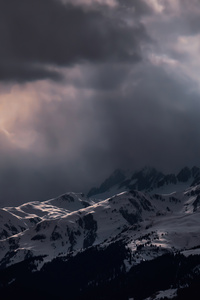 Mountains View Of Switzerland 5k (640x1136) Resolution Wallpaper
