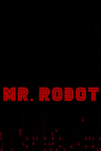 Mr Robot Logo 4k (240x400) Resolution Wallpaper