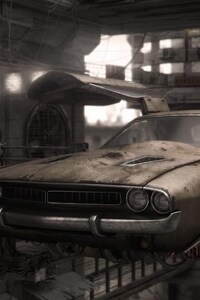 Muscle Car Vintage (480x854) Resolution Wallpaper