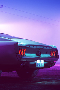 Mustang Scorpion Motel (640x1136) Resolution Wallpaper