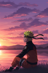 Naruto In Peaceful 5k (1280x2120) Resolution Wallpaper