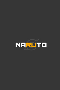 Naruto Logo (480x854) Resolution Wallpaper