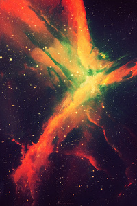 Nebula Galaxy Space Art 4k