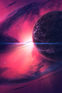 Nebula Pink Planets