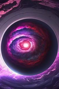 Nebula Stars Space Digital Art 4k
