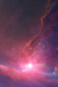 480x854 Nebula Universe Stars