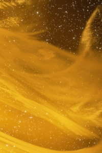 Nebula With Yellow And Golden Colors (1440x2560) Resolution Wallpaper