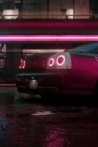 Need For Speed Nissan Gtr Side View 4k