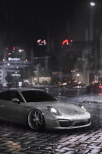 Need For Speed Porsche White Candy 4k (1440x2960) Resolution Wallpaper