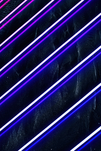 Neon Abstract Lines 4k