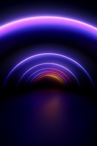 Neon Glowing Colorful (1125x2436) Resolution Wallpaper