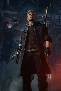 Nero In Devil May Cry 5 (480x854) Resolution Wallpaper