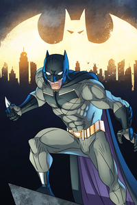 New Art Batman (360x640) Resolution Wallpaper