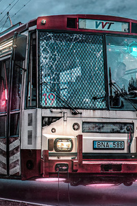 2160x3840 New Cyber Vilnius Bus