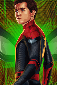 New Spiderman Far From Home (480x800) Resolution Wallpaper