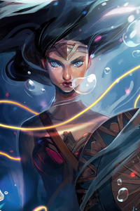 New Wonder Woman (1125x2436) Resolution Wallpaper