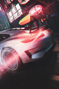 Nfs 2022 Drifting In CIty Porsche 5k (640x960) Resolution Wallpaper