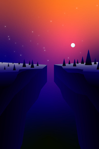 640x1136 Night At The Abyss 4k