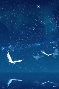 Night Of Universe (360x640) Resolution Wallpaper