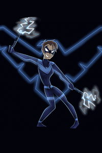 Nightwing Gotham Knights DC Super Hero 4k