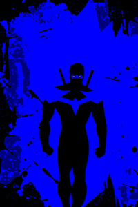 Nightwing Minimal (640x1136) Resolution Wallpaper