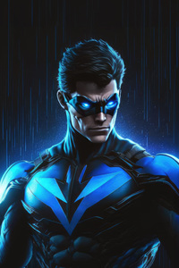 Nightwing Vigilante Pursuit (360x640) Resolution Wallpaper