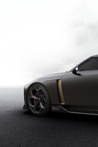 Nissan GT R50 Concept 2018 Side View (1080x2280) Resolution Wallpaper