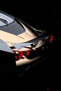 Nissan GT R50 Concept 2018 Ultra Limited Rear (1440x2560) Resolution Wallpaper