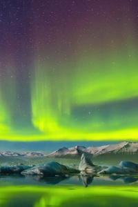 Northern Lights Symphony Aurora Borealis Elegance (1242x2668) Resolution Wallpaper