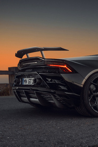 Novitec Lamborghini Huracan Evo Headlights Rear Look 10k (1125x2436) Resolution Wallpaper